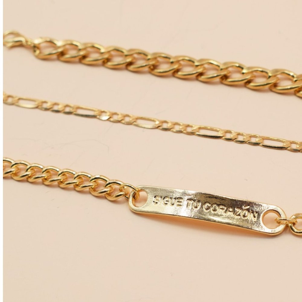 Bracelet Chain Set 3 pcs. Ladies Jewelry Gold New! - Picture 2 of 4